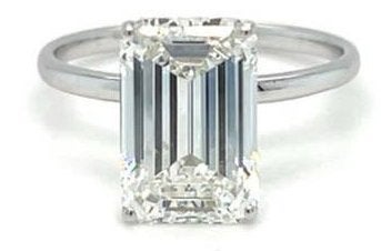 Prachtige 14k Witgouden Ring met 3.07ct Diamant *NIEUW*, Wit, Nieuw, Ophalen of Verzenden, 17 tot 18