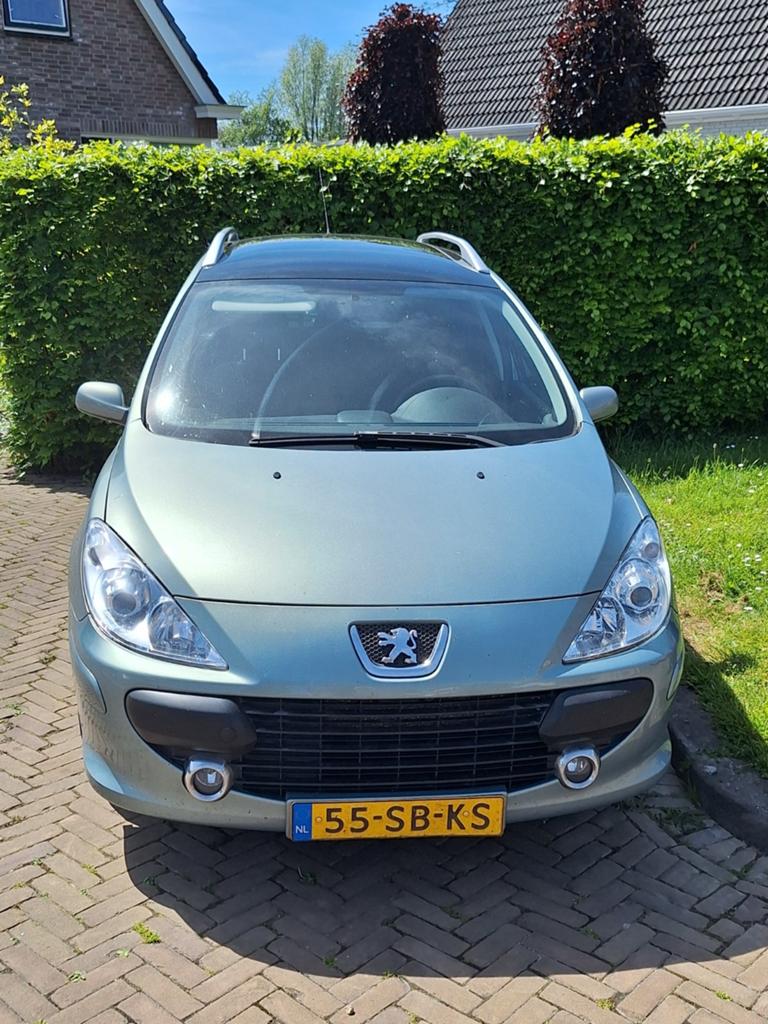 Peugeot 307 1.6 16V XR Break 2005 Grijs, Stof, Parkeersensor, Zwart, 4 cilinders