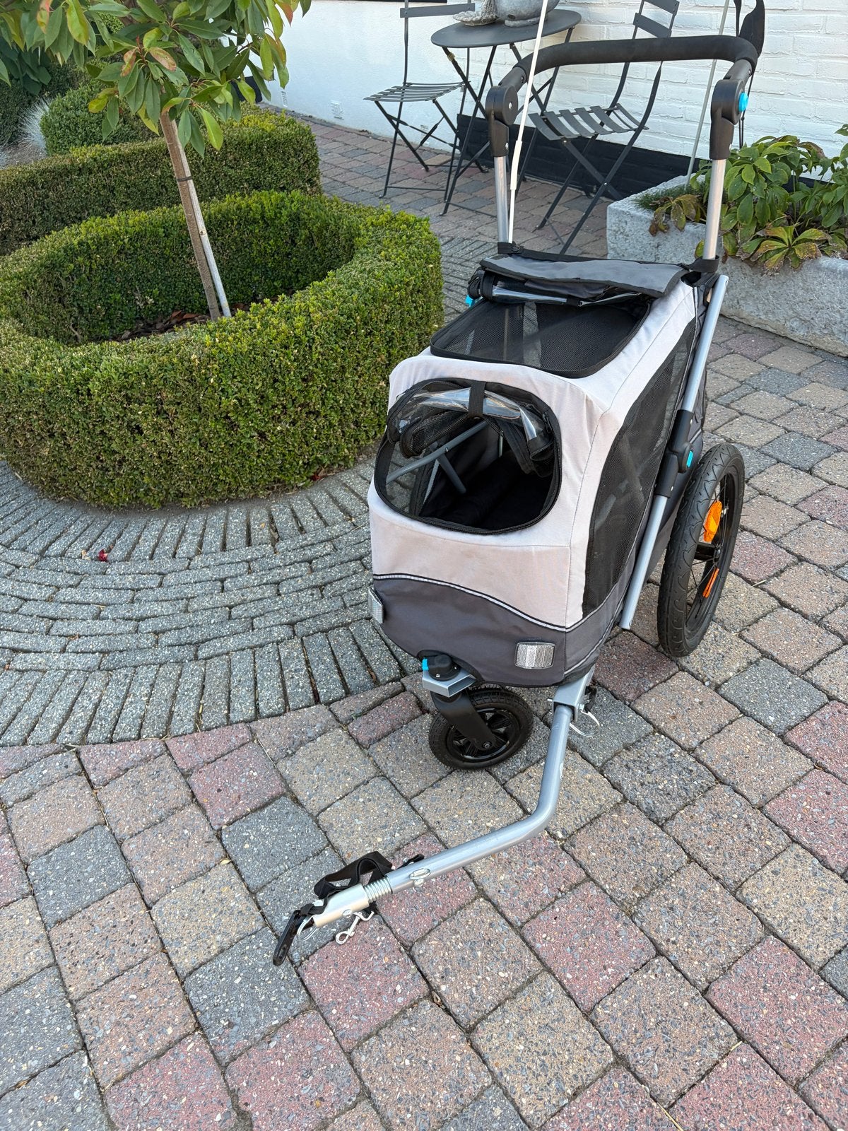 Honde kar voor achter fiets en als wandelwagen, Ophalen, Zo goed als nieuw