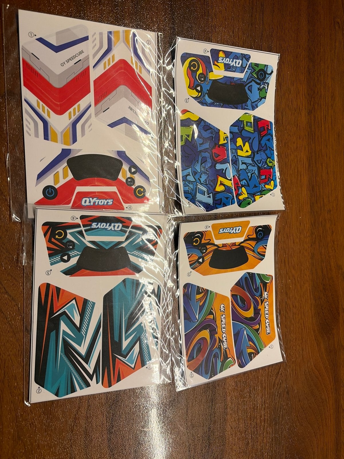Set van 4 QYToystimer Stickers, Ophalen of Verzenden, Nieuw