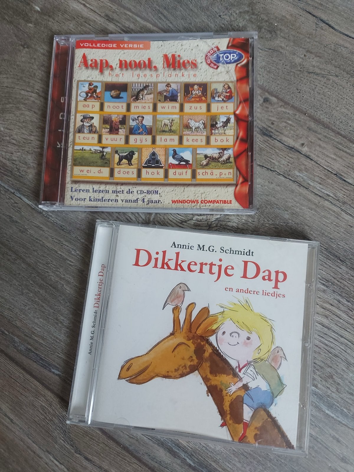 Aap, Noot, Mies & Dikkertje Dap CD's - Educatief & Muziek, Cd's en Dvd's, Ophalen of Verzenden, Gebruikt, Educatief, 3 tot 5 jaar