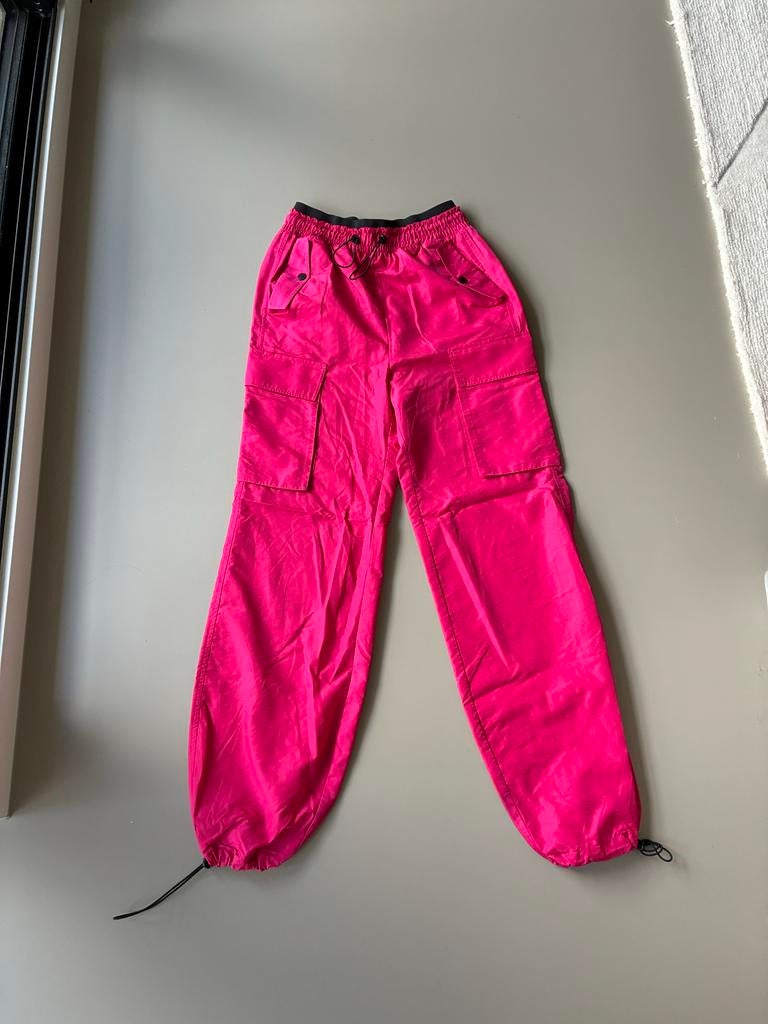 Roze parachute broek, Ophalen of Verzenden, Zo goed als nieuw, Roze, Maat 36 (S)