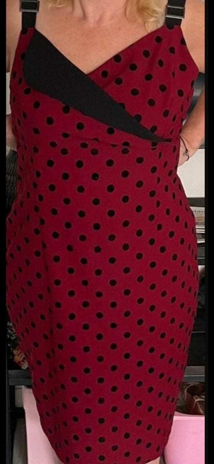 Geweldige Collectif Polkadot Pencil Jurk XXL Rockabilly, Collectif, Overige kleuren, Maat 46/48 (XL) of groter, Ophalen of Verzenden