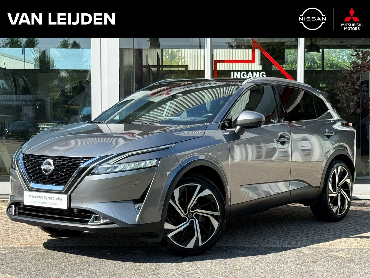 NISSAN Qashqai 1.3 Mild-Hybrid 158pk Xtronic Tekna Plus | Tr, Automaat, Zwart, Leder, Bedrijf