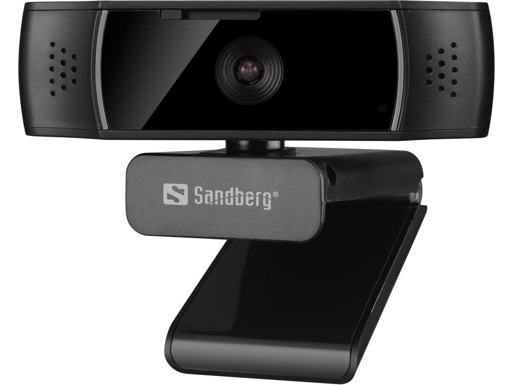 USB Webcam Autofocus DualMic, MacOS, https://sandberg.world/nl-nl/product/usb-webcam-autofocus-dualmic, Verzenden, Nieuw