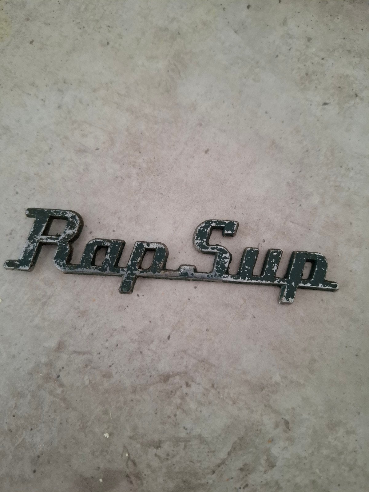Vintage Rap Sup Embleem - Klassiek Onderdeel, Fietsen en Brommers, Ophalen of Verzenden, Gebruikt