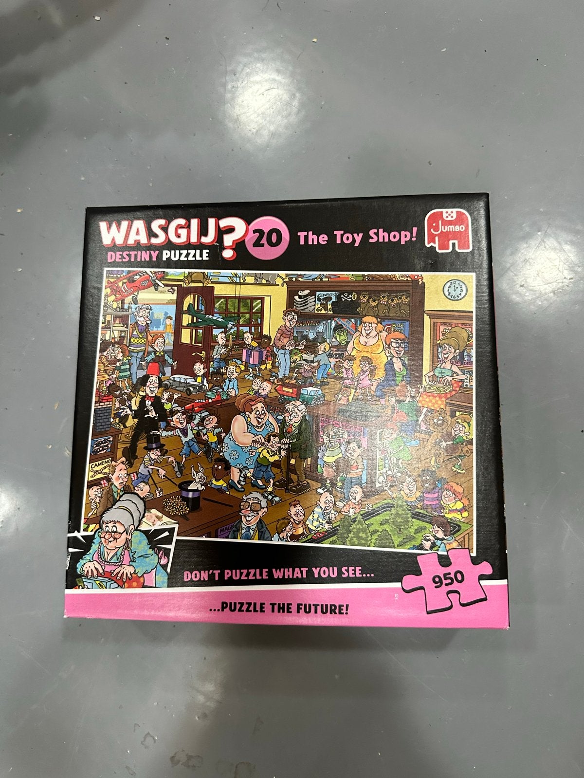 Wasgij? Destiny 20: The Toy Shop! Legpuzzel 950 stukjes, Ophalen of Verzenden, 500 t/m 1500 stukjes, Gebruikt, Legpuzzel