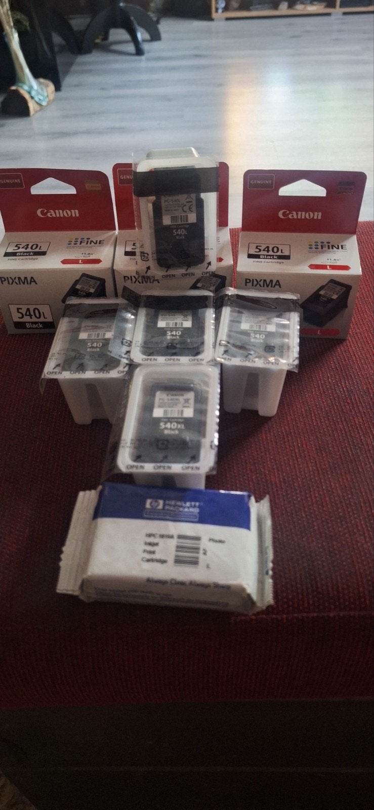 Canon PG-540XL en PG-540L en pg540 inktcartridges (Zwart), Ophalen of Verzenden, Nieuw, Cartridge, Canon