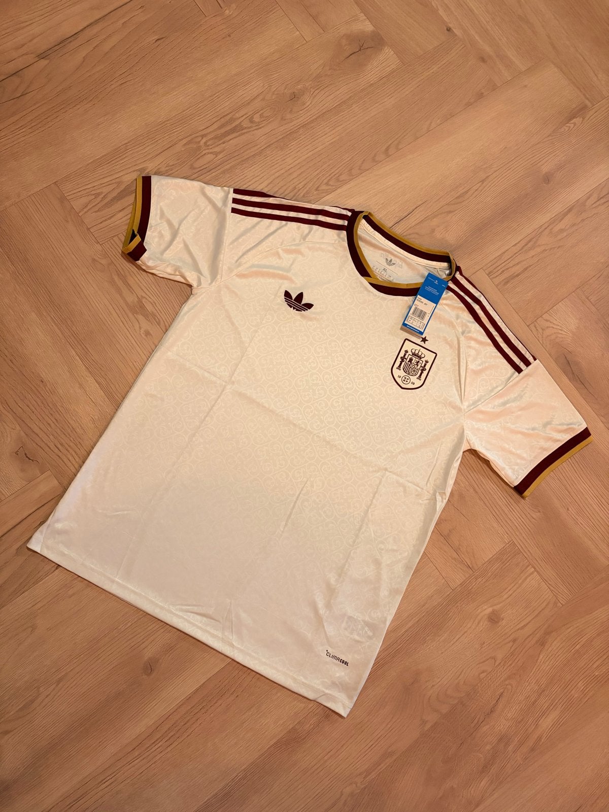 Spanje WK voetbalshirt - S t/m XXL, Kleding | Heren, Sportkleding, Verzenden, Wit, Nieuw, Overige maten