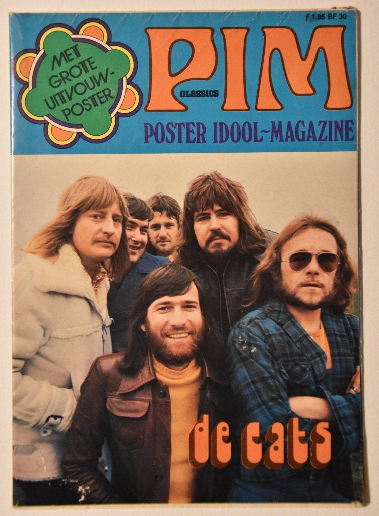 poster CATS Volendam pop PIM krant tijdschrift palingsound, Ophalen of Verzenden, Zo goed als nieuw, Krant