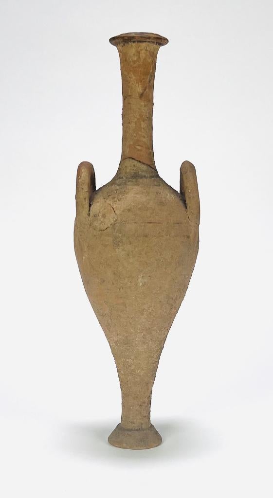 91. Romeinse terracotta amfoor, 1e/3e eeuw n. Chr., Ophalen of Verzenden