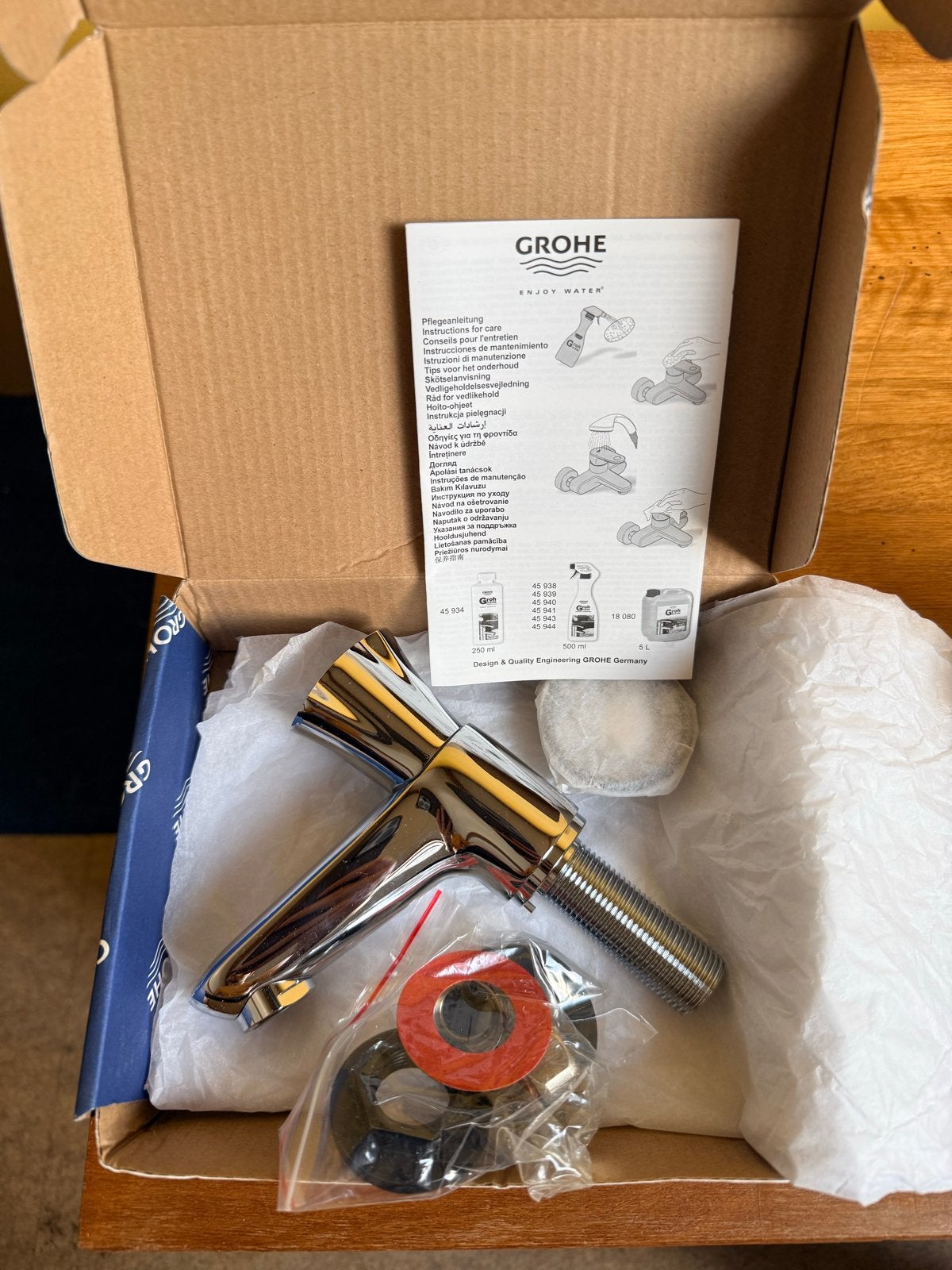 GROHE Universal Fonteinkraan 20202000 (Nieuw in doos), Doe-het-zelf en Verbouw, Ophalen of Verzenden, Nieuw, Chroom, Kraan