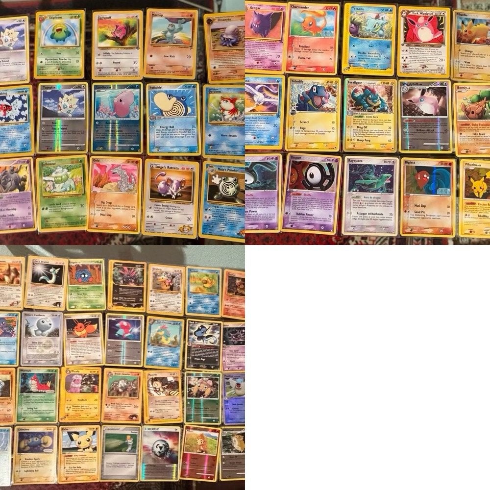 Foto 2 van Vintage Engelse Pokémon kaarten collectie