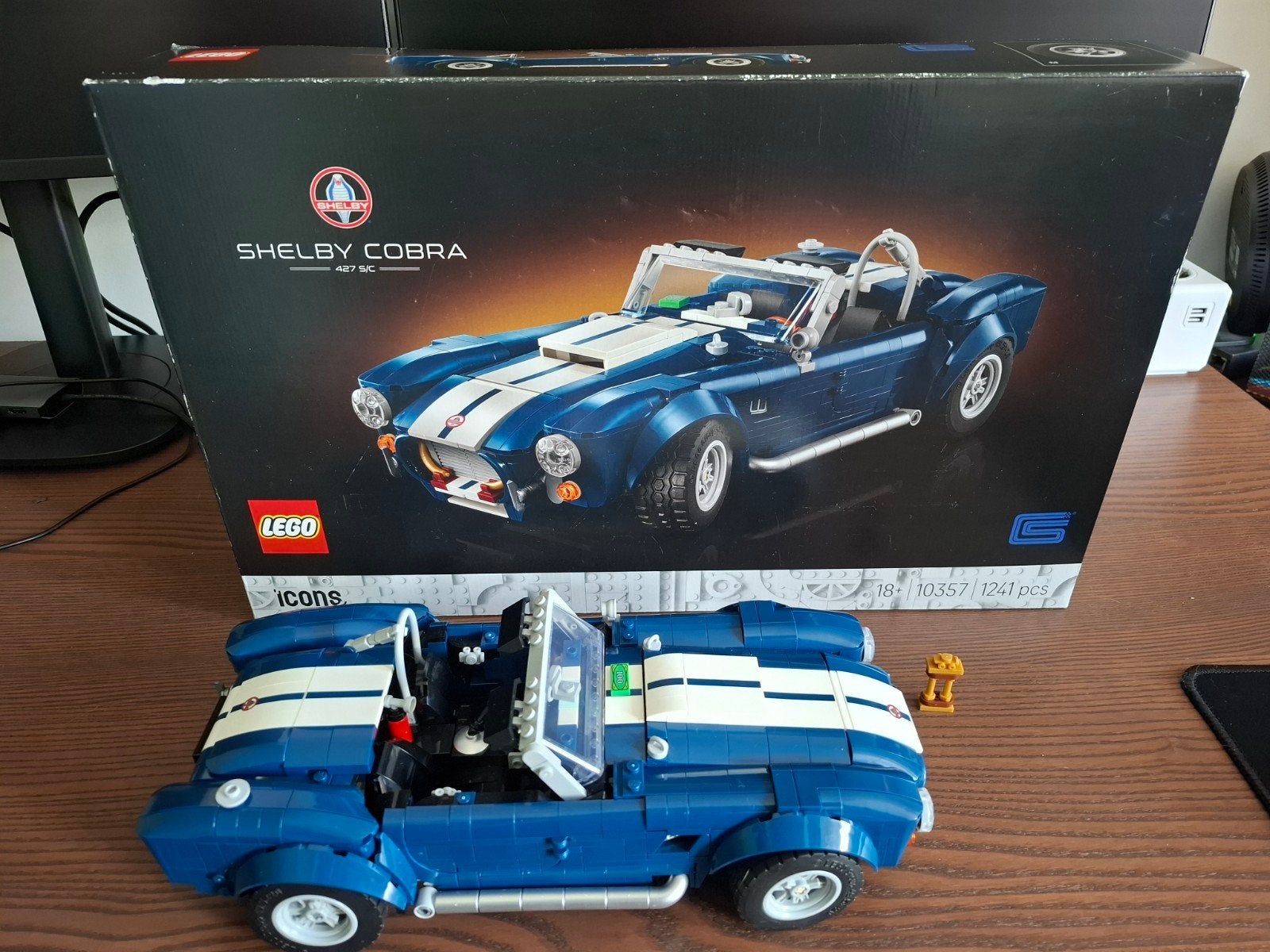 Lego Icons 10357 Shelby Cobra 427SC - In elkaar gezet, Ophalen, Gebruikt