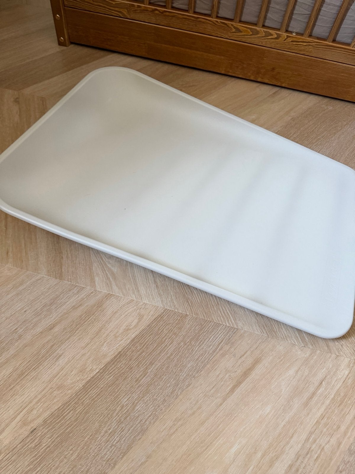 Leander Matty verschoonmat - uitstekende staat, beige, Kinderen en Baby's, Badjes en Verzorging, Ophalen of Verzenden, Zo goed als nieuw