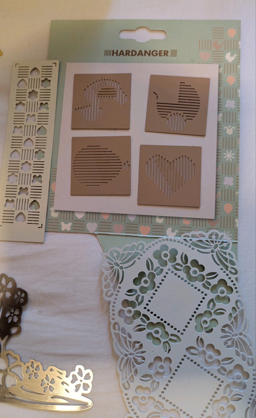 Hardanger Borduur-embossingmallen, Ophalen of Verzenden, Nieuw, Metaal