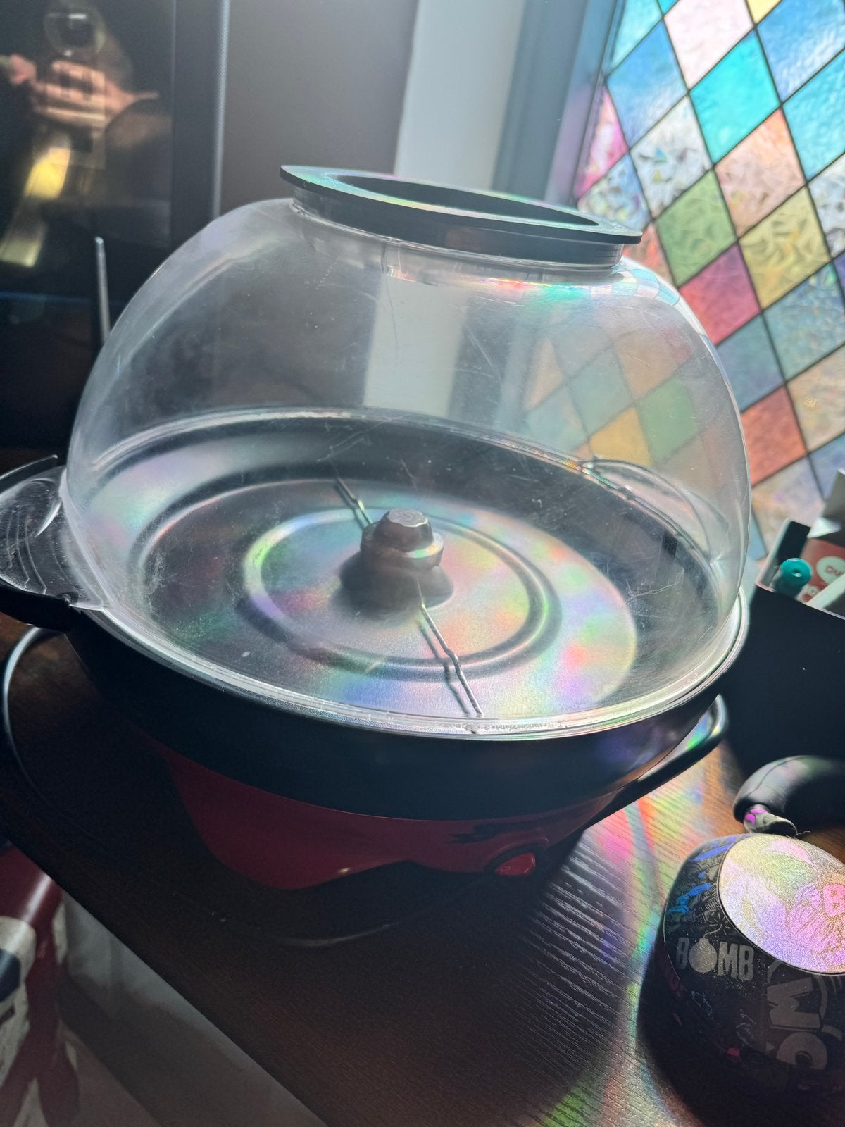 Grote popcornmachine voor thuisgebruik, Ophalen of Verzenden, Gebruikt