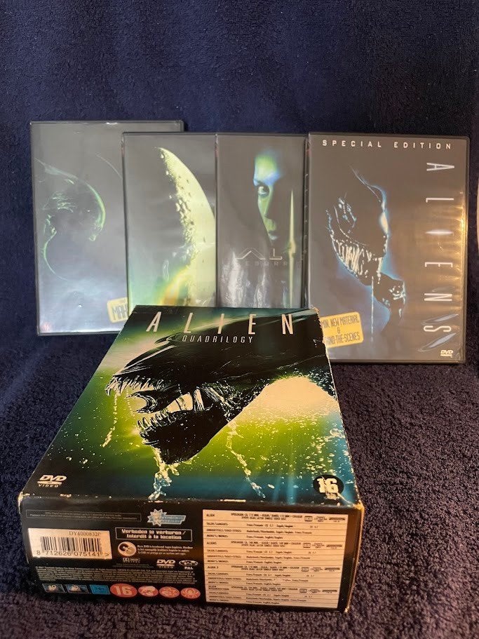 4DVD box Alien  Quadrilogy., Vanaf 16 jaar, Ophalen of Verzenden, Gebruikt, Nederlands