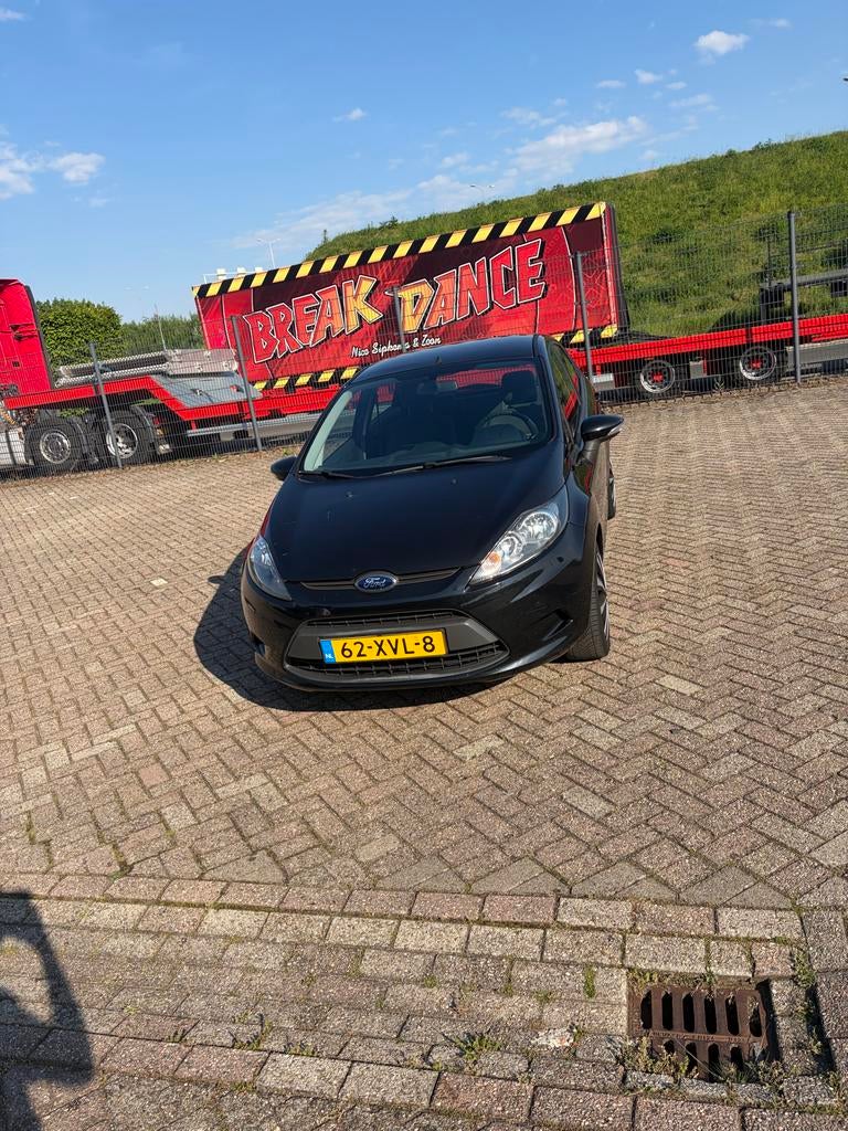 Ford Fiësta 1.25 44KW 5DR 2012 Zwart, Voorwielaandrijving, 40 €/maand, 1242 cc, 4 cilinders