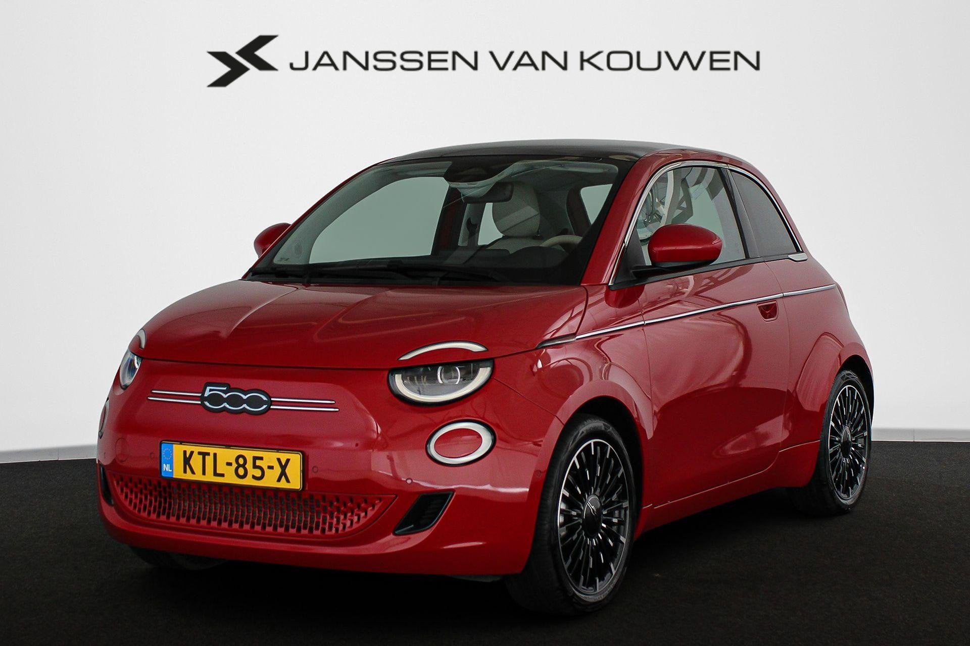 Fiat 500 La Prima 42 kWh Pano Leder Stoelverwarming JBL Came