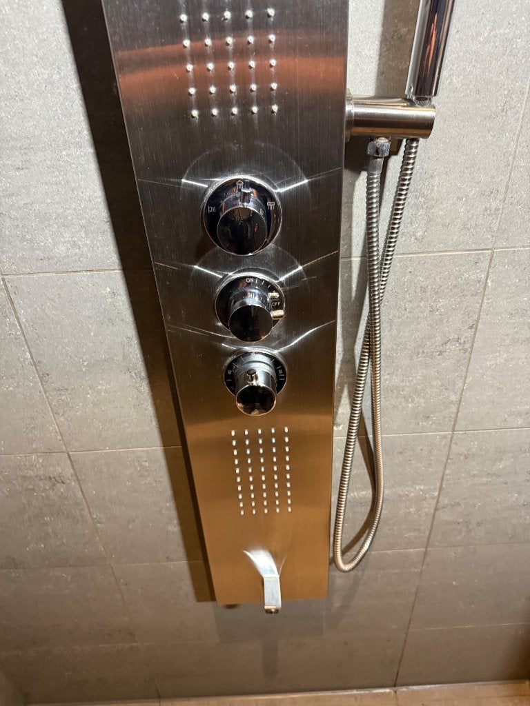 Douchepaneel, Ophalen, Zo goed als nieuw, Rvs, Douche