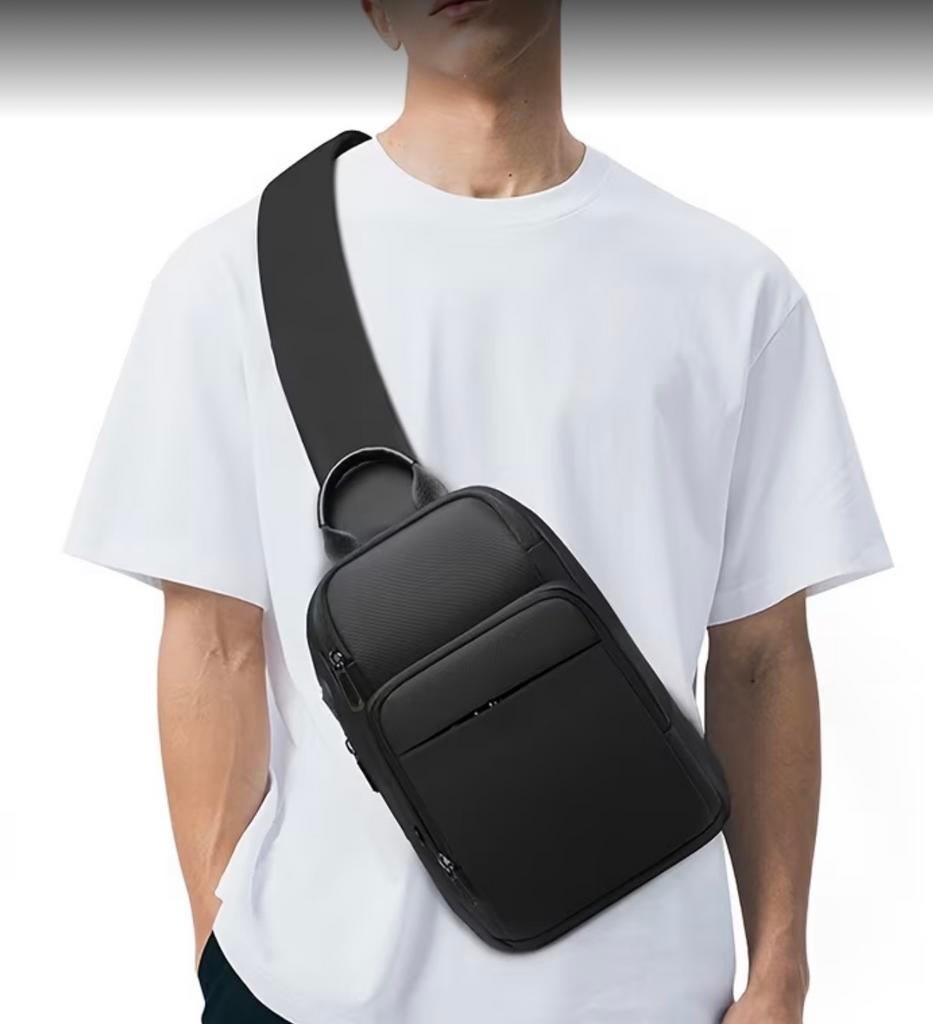 Stijlvolle Borsttas voor Heren - Compact & Praktisch, Minder dan 30 cm, Nieuw, Minder dan 25 cm, Ophalen