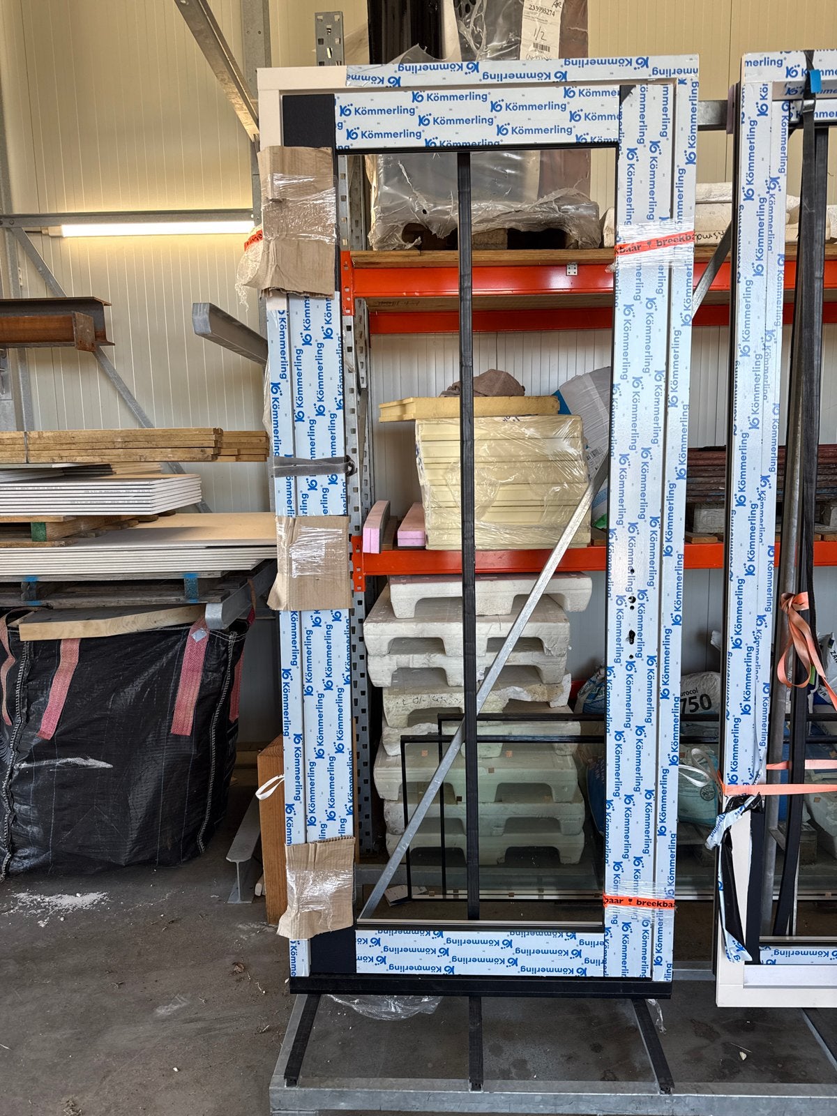 Nieuwe Kunststof Achterdeur en Draai-Kiepraam Dubbelglas, Doe-het-zelf en Verbouw, Kozijnen en Schuifpuien, Kunststof, Deurkozijn
