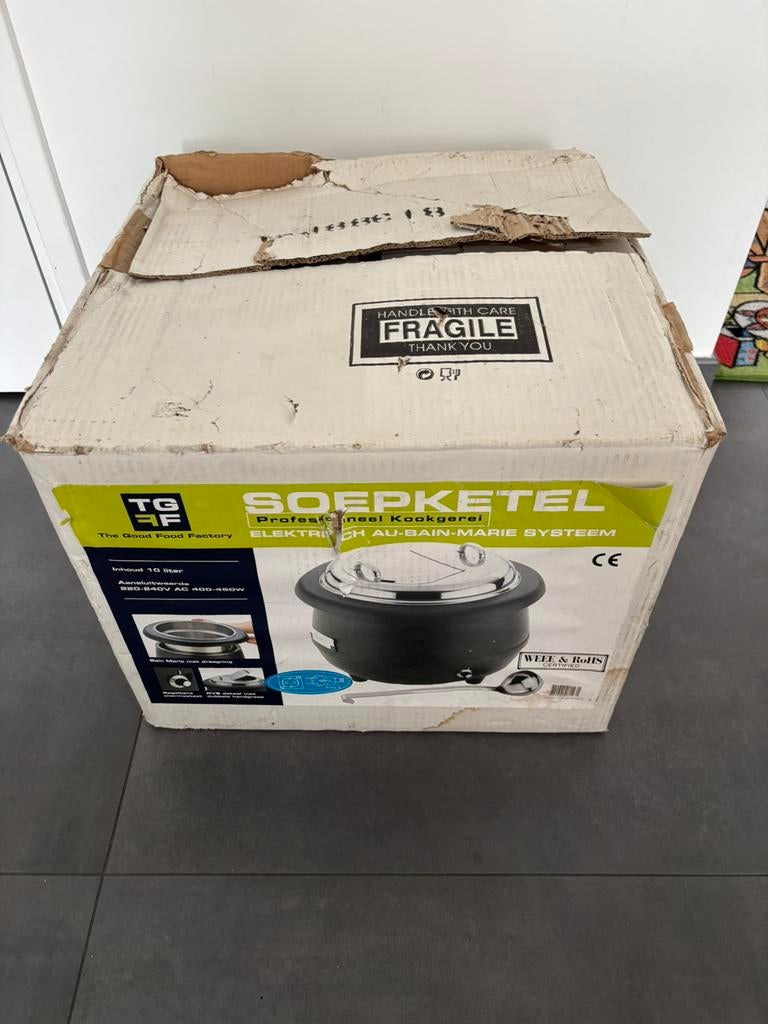 Soepketel, Ophalen, Zo goed als nieuw