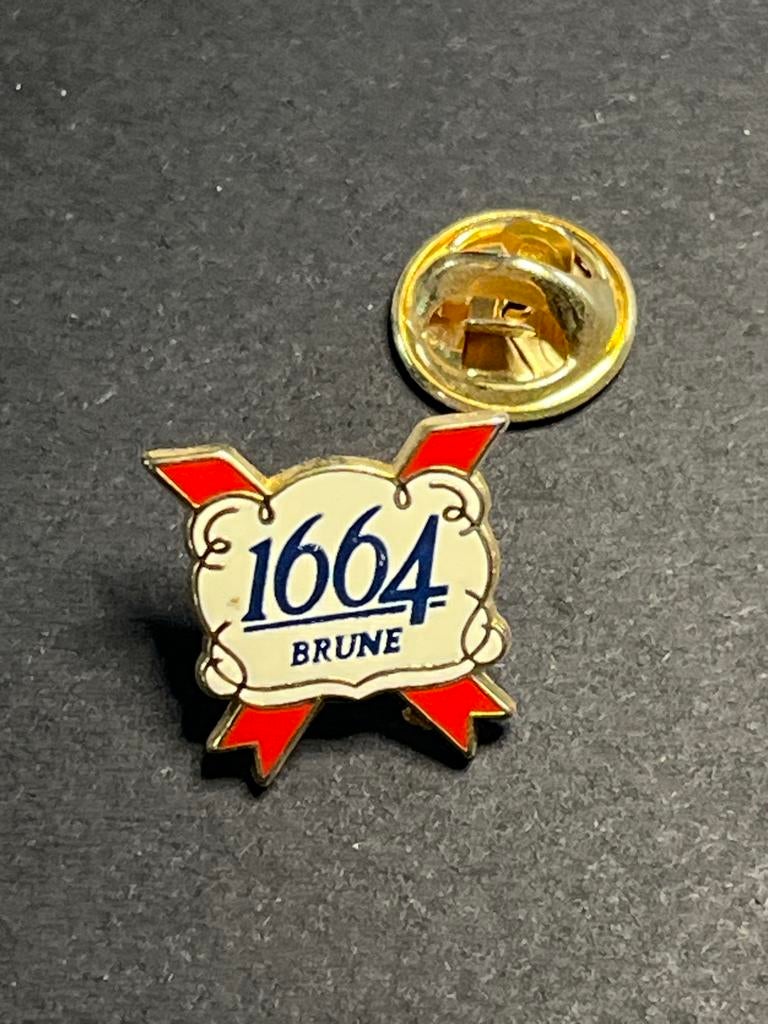 Kronenbourg 1664 Brune bier pin / speld, Ophalen of Verzenden, Gebruikt, Overige typen, Overige merken