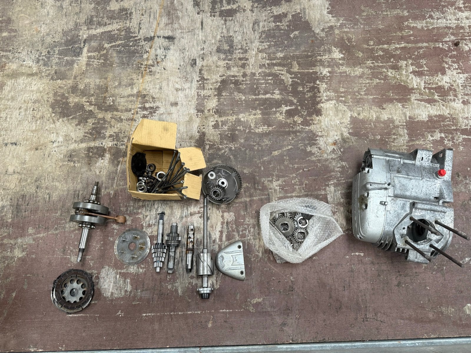 Zundapp GS 125 Blok Onderdelen Motorblok en Versnellingsbak, Ophalen of Verzenden, Gebruikt, Blok