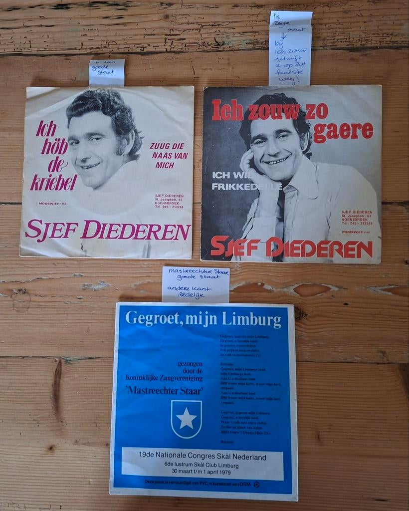 Limburg singles sjef diederen mestreechter staar, Ophalen of Verzenden, Gebruikt, Overige formaten, Levenslied of Smartlap