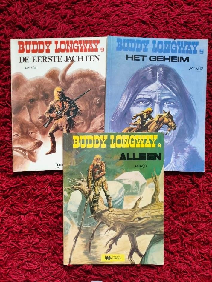 Stripboeken Buddy Longway ( 3 stuks ), Meerdere stripboeken, Ophalen of Verzenden, Gelezen