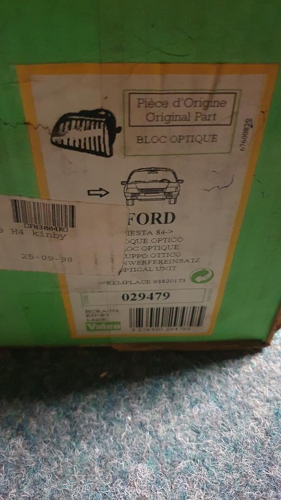 Nieuwe koplamp voor Ford Fiesta (1984-1989), Ophalen of Verzenden