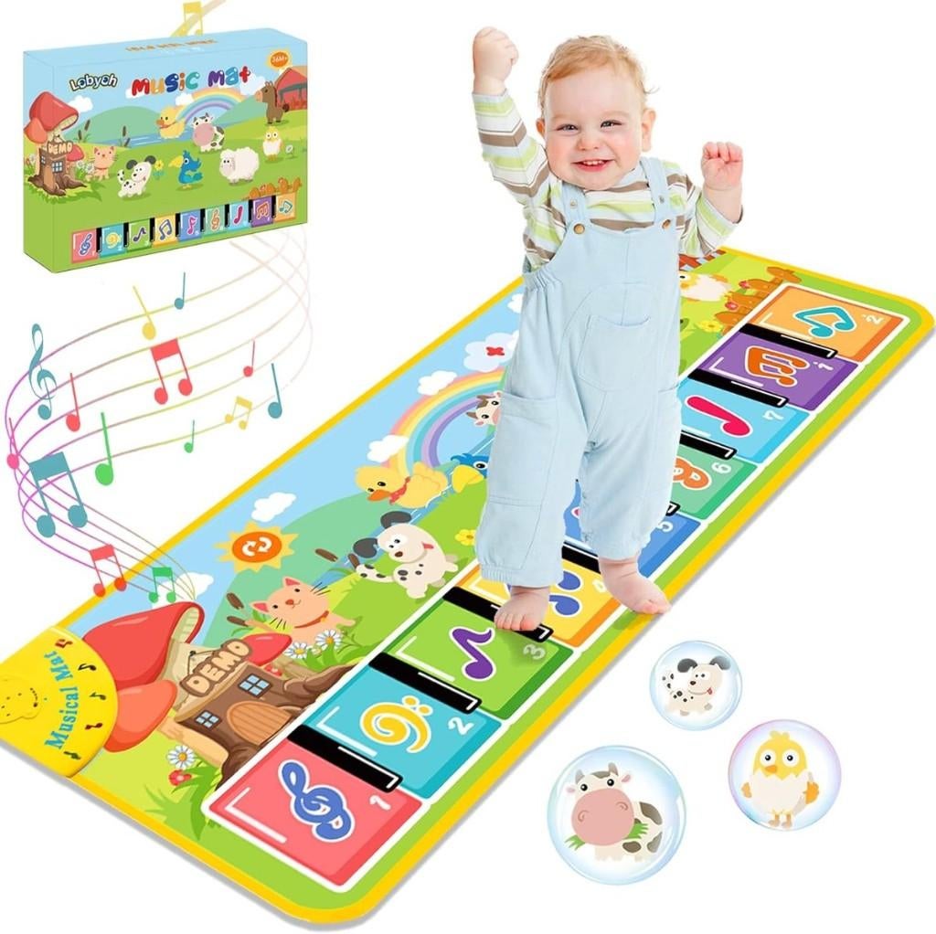 Muziekmat met 7 Dieren Interactief Muziekspeelgoed, Kinderen en Baby's, Ophalen of Verzenden, Nieuw, Taal en Lezen, Met geluid