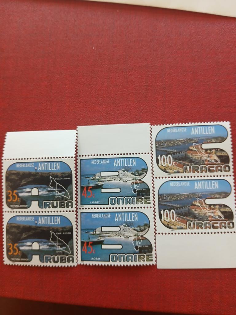 Postzegels Nederlandse Antillen - Aruba, Bonaire, Curaçao, Motoren, Ophalen of Verzenden