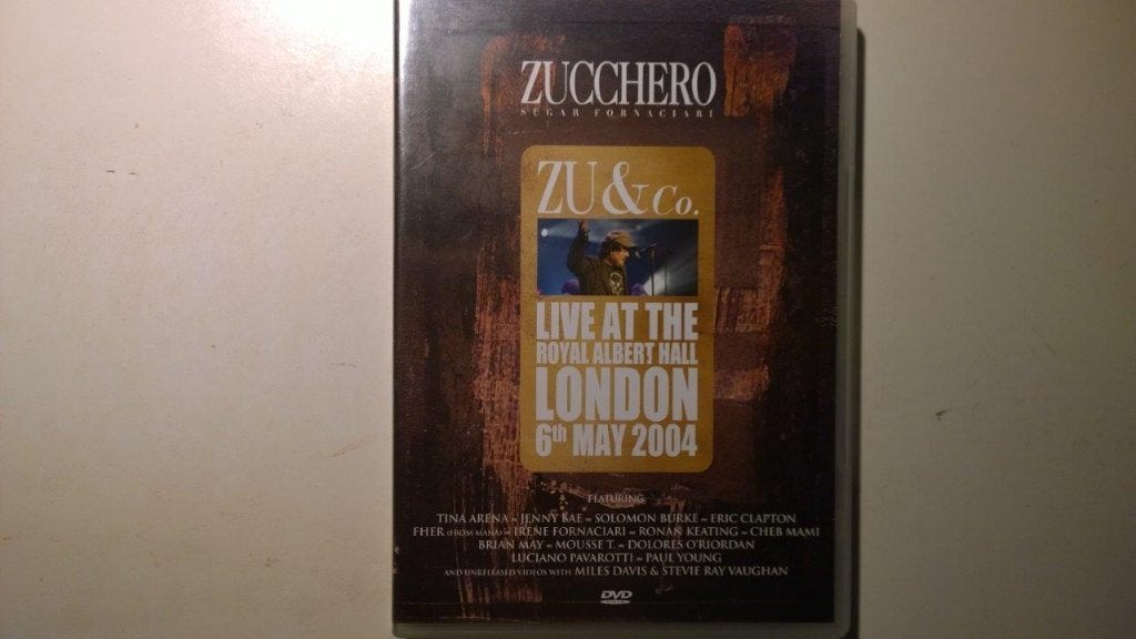 Zucchero Sugar Fornaciari - Live At The Royal Albert Hal DVD, Alle leeftijden, Ophalen of Verzenden, Zo goed als nieuw, Concert