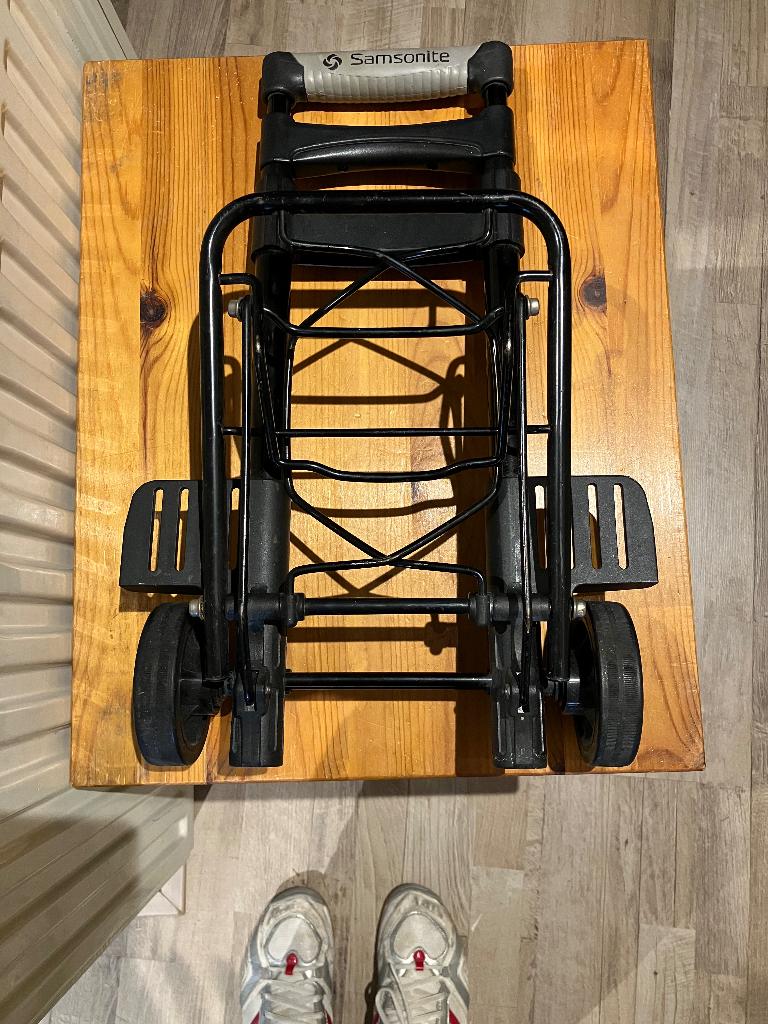 koffer telescopische reis bagage drager,, Ophalen of Verzenden, Zo goed als nieuw, Hard kunststof, Minder dan 50 cm