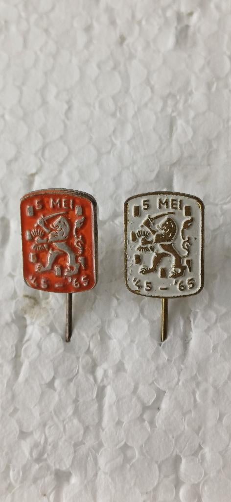 5 mei '45 - '65   bevrijdingsspeldjes, Ophalen of Verzenden, Zo goed als nieuw, Overige onderwerpen