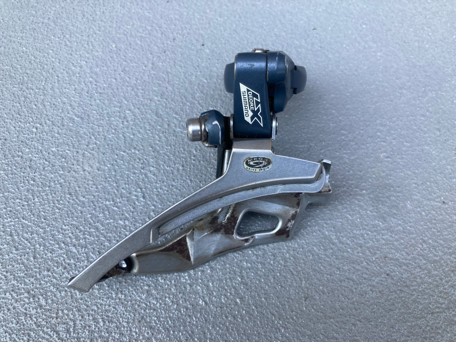 Shimano Deore LX Voorderailleur - Gebruikt, Fietsen en Brommers, Fietsonderdelen, Gebruikt, Ophalen of Verzenden, Derailleur of Ketting