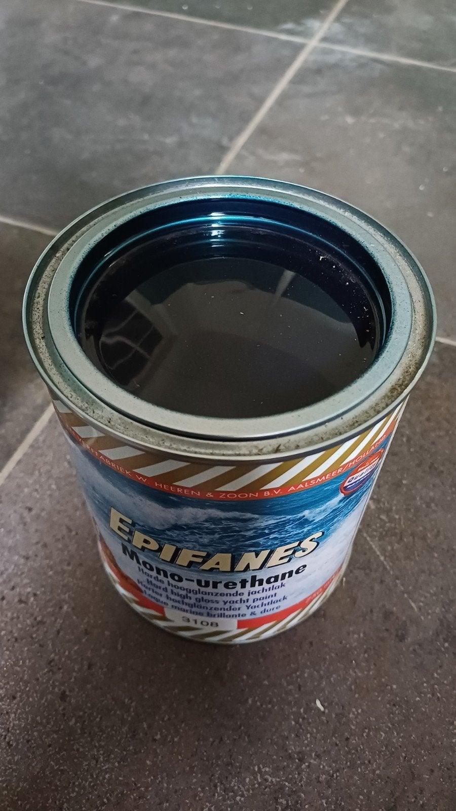 Nieuw Epifanes Mono-urethane jachtlak donkerblauw 3108, Blauw, Nieuw, Ophalen of Verzenden, Lak