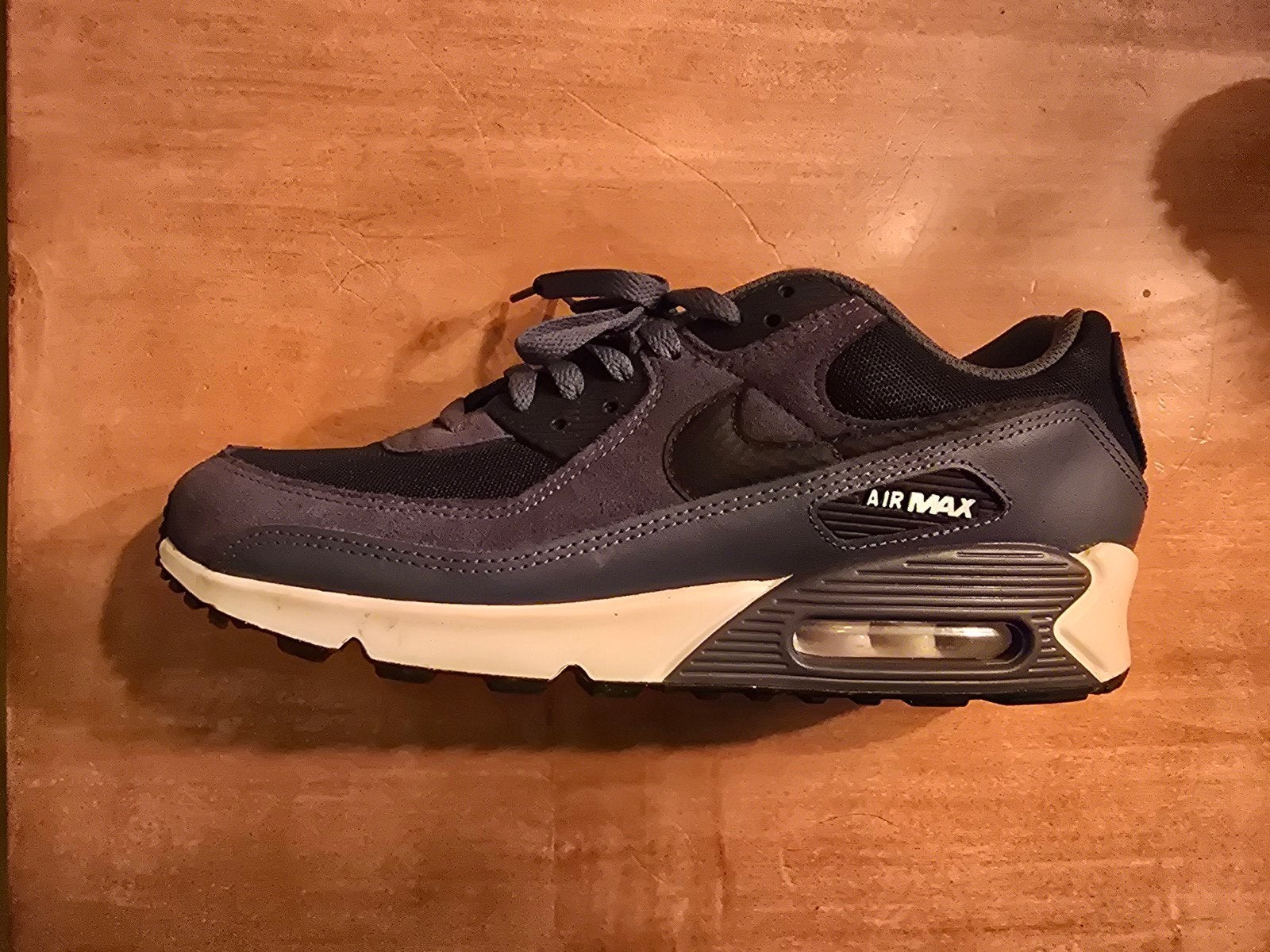 Nike Air Max 90 - Donkerblauw/Zwart - Maat 44, Kleding | Heren, Blauw, Nike, Ophalen of Verzenden, Sneakers of Gympen