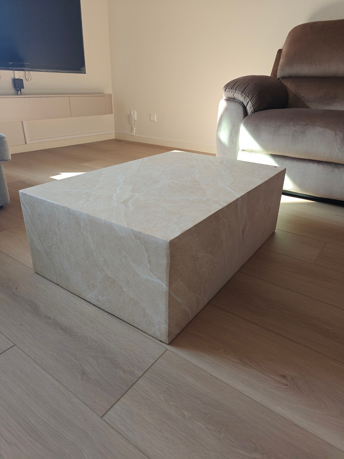 Salontafel 60x90x31 cm met lichte beschadigingen, Overige materialen, Gebruikt, 50 tot 100 cm, Modern