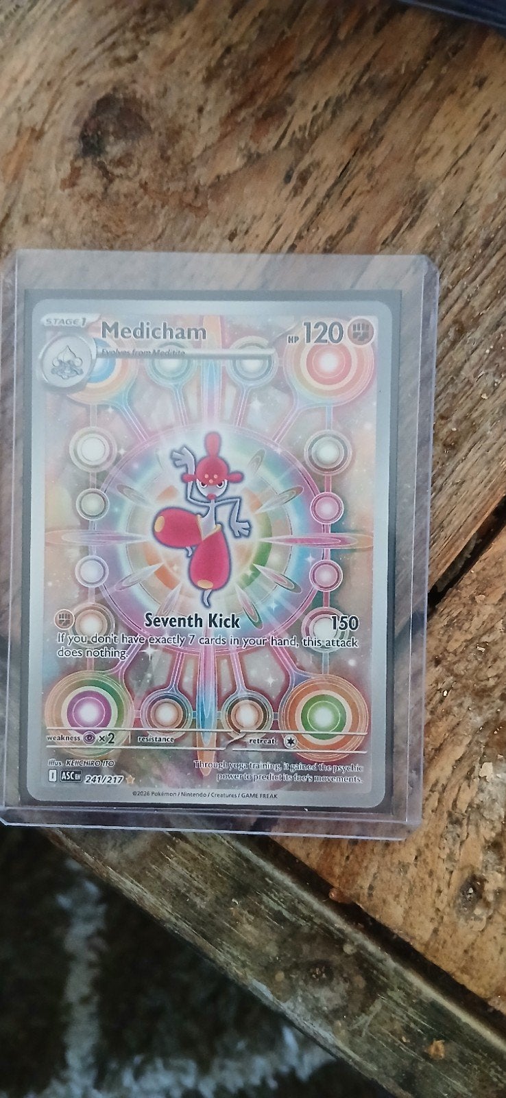 Medicham Full Art Pokémon Kaart (241/217), Ophalen of Verzenden