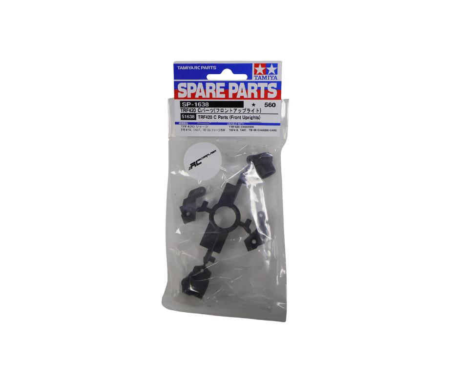 Tamiya 51638 TRF420 C Parts Front Uprights, Ophalen of Verzenden, Nieuw, Onderdeel