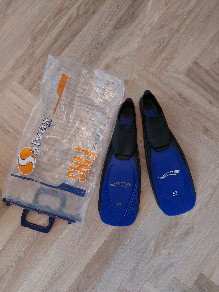 Zwem flippers kinderen maat 31-33 Salvas Murena, Ophalen of Verzenden, Zo goed als nieuw, Snorkelvinnen
