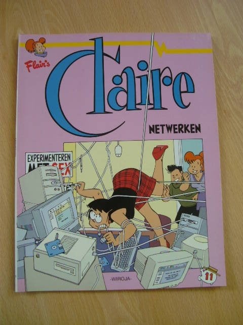 Flair's Claire 11, Netwerken, Eén stripboek, Ophalen of Verzenden, Zo goed als nieuw