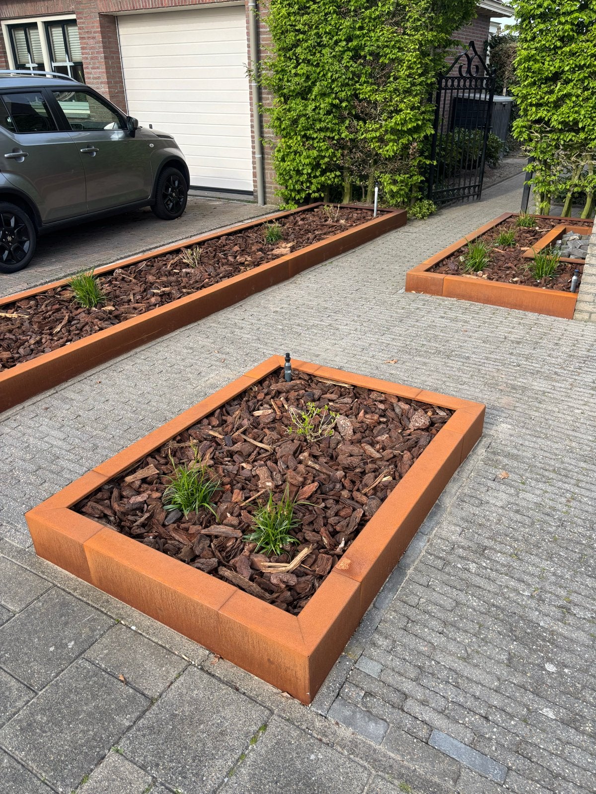 Cortenstaal Plantenbakken en Borders op Maat, Ophalen, Nieuw, Balkon, Metaal