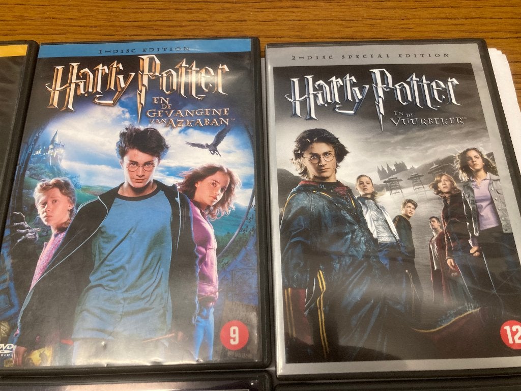 T.K. nog 3 DVD's van Harry Potter zie actuele lijst, Nederlands, Ophalen of Verzenden, Gebruikt, Engels