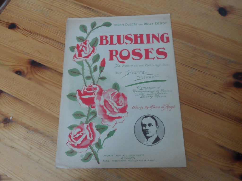 Blushing roses - pierre blaauw - willy derby, Piano, Gebruikt, Ophalen of Verzenden, Artiest of Componist