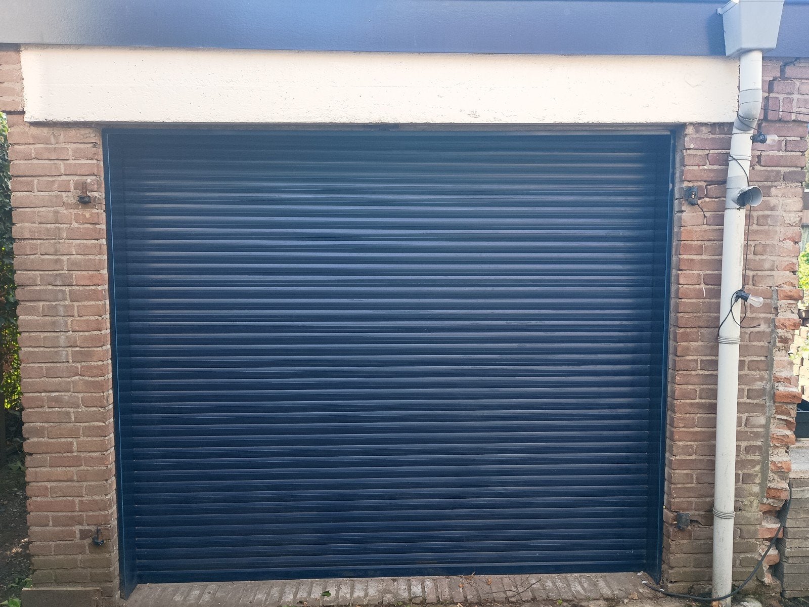Garagedeur rolluik Elektrisch 209cm B x 246cm H, Ophalen, Gebruikt, 200 cm of meer, 200 cm of meer